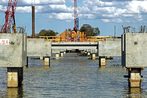 Obras da nova ponte sobre o Rio So Francisco passam por vistoria