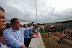 Governador Rui Costa visita s obras do viaduto de Lauro de Freit...