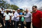 Governador Rui Costa inaugura a pavimentao do acesso de Abar c...