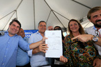 Governador Rui Costa inaugura a pavimentao da rodovia BA 420, c...
