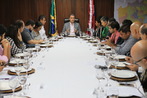 Governador Rui Costa participa de um bate papo com a imprensa, co...