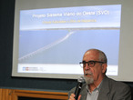 Secretrio da Casa Civil Bruno Dauster apresenta o projeto da pon...