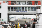 Ferry Boat Zumbi dos Palmares, no Terminal Hidrovirio de So Joa...